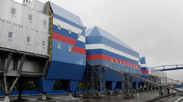 Un nuevo complejo de invierno en la base antártica rusa Vostok - Sputnik Mundo