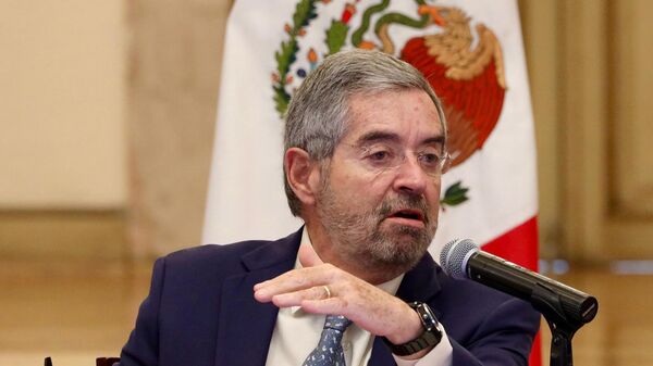 Juan Ramón de la Fuente, canciller de México - Sputnik Mundo