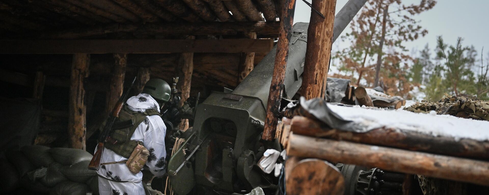 Soldado ruso en la zona de la operación militar especial en Ucrania - Sputnik Mundo, 1920, 15.12.2024