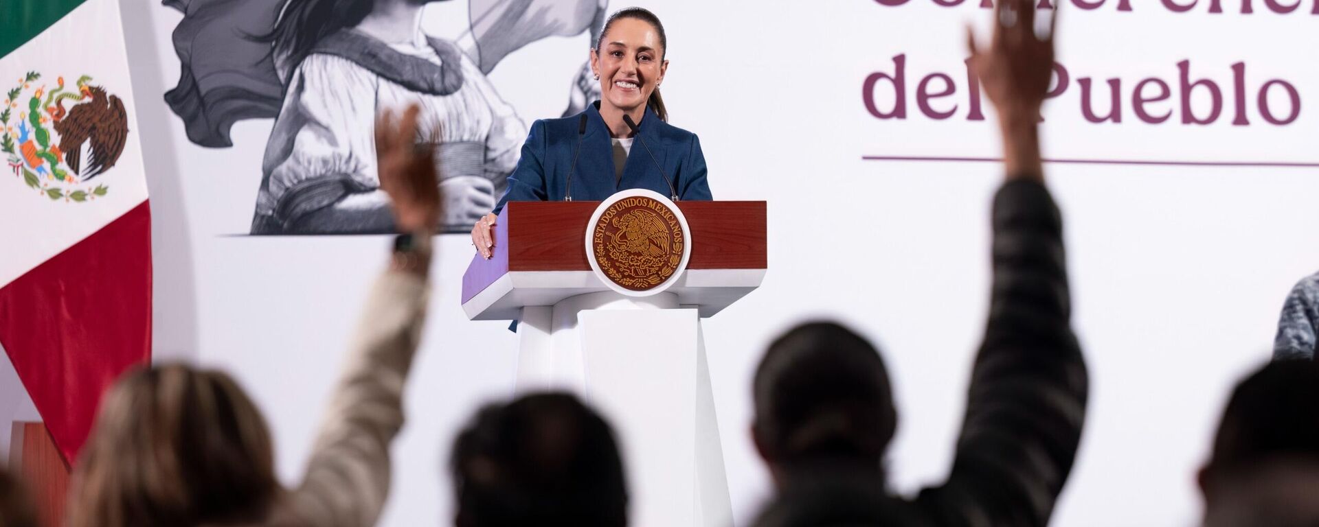 La presidenta de México, Claudia Sheinbaum. - Sputnik Mundo, 1920, 20.12.2024