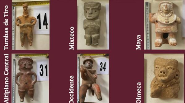 Las piezas arqueológicas han sido restituidas a México. - Sputnik Mundo