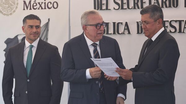 Toma de protesta del nuevo secretario de Seguridad de Sinaloa - Sputnik Mundo