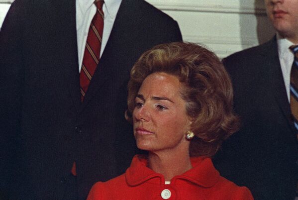 La esposa del senador demócrata Robert F. Kennedy, Ethel Kennedy, durante una rueda de prensa en Nueva York, el 1 de febrero de 1968.Ethel Kennedy falleció el 10 de octubre a los 96 años de edad. - Sputnik Mundo