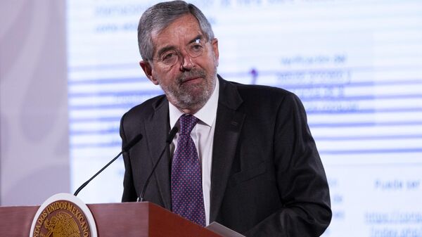 El canciller mexicano, Juan Ramón de la Fuente. - Sputnik Mundo