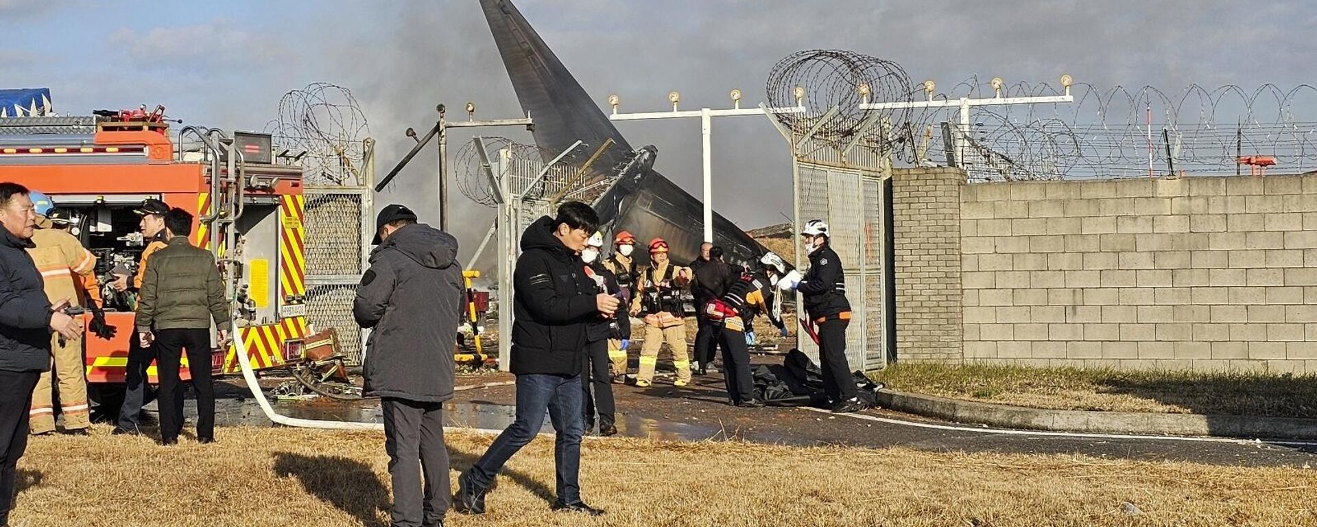 Accidente aéreo en el Aeropuerto Internacional de Muan - Sputnik Mundo, 1920, 29.12.2024