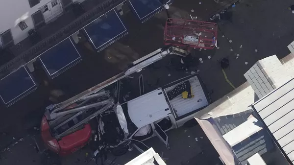 La escena del crimen en Nueva Orleans - Sputnik Mundo