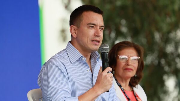 Daniel Noboa, presidente de Ecuador - Sputnik Mundo