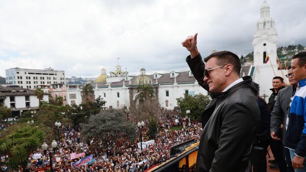 Daniel Noboa, presidente de Ecuador - Sputnik Mundo