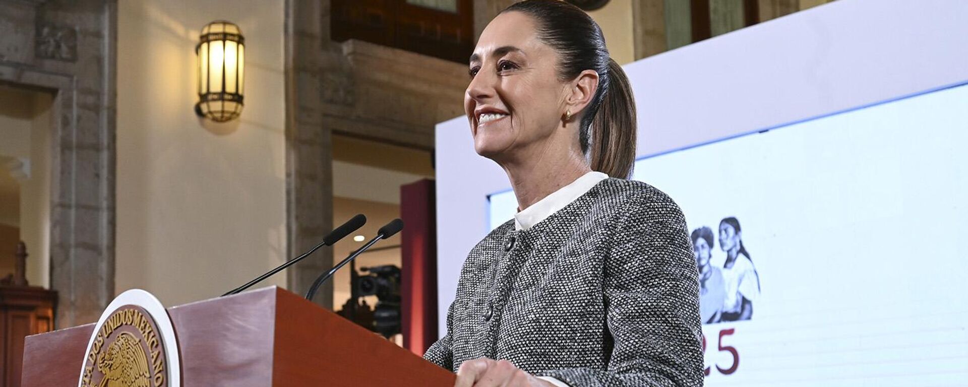 La presidenta de México, Claudia Sheinbaum. - Sputnik Mundo, 1920, 07.01.2025