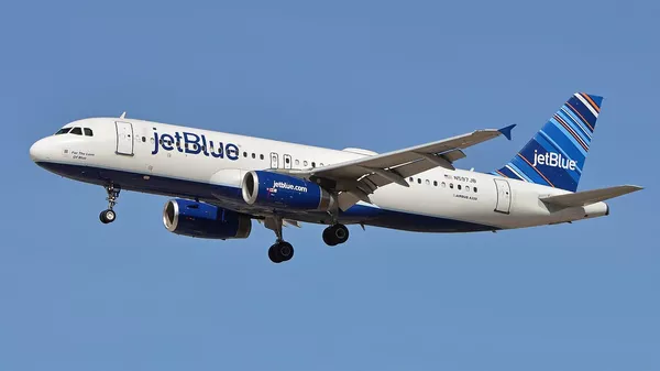 Avión Airbus A320-232 de la aerolínea estadounidense JetBlue Airways - Sputnik Mundo