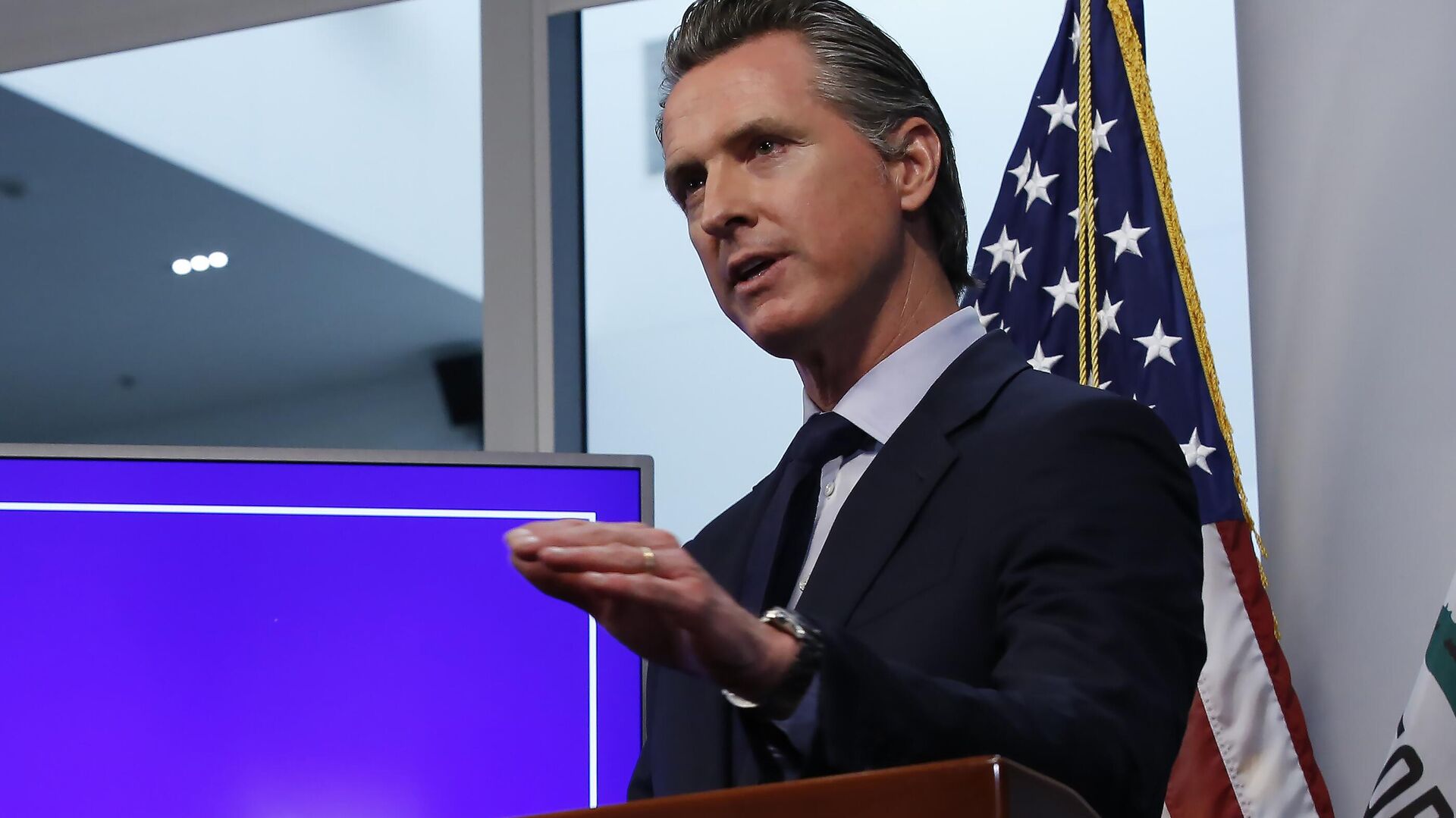 Gavin Newsom, gobernador de California Gavin Newsom, gobernador de California - Sputnik Mundo, 1920, 09.06.2025