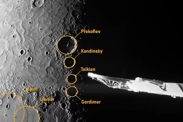 Foto de la superficie de Mercurio sacada por la sonda BepiColombo - Sputnik Mundo