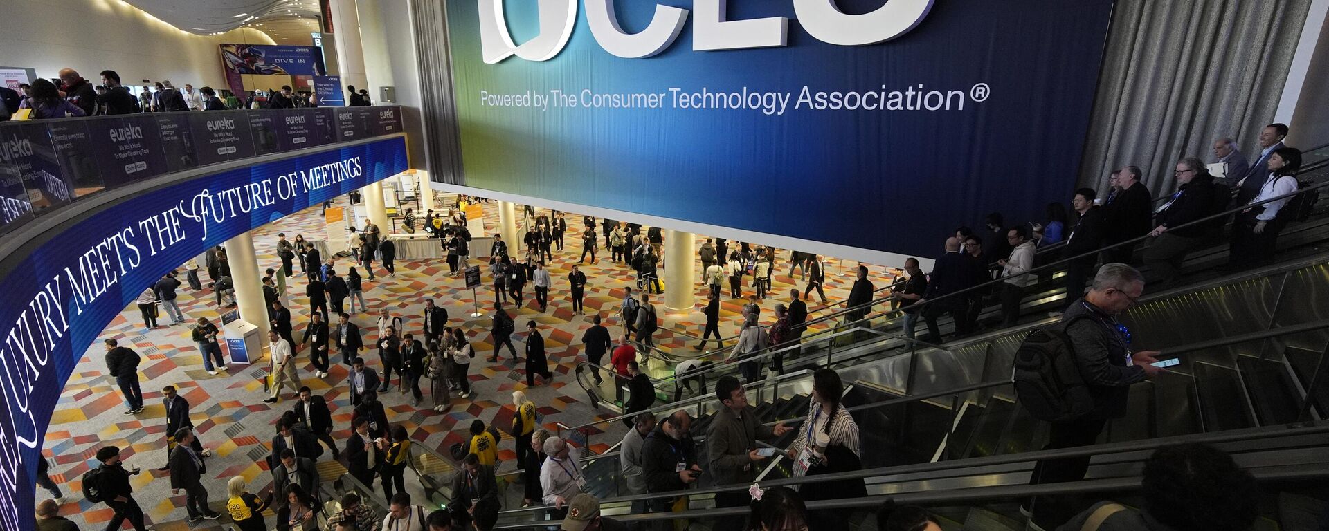 El público entrando a la edición 2025 de la Feria de Electrónica de Consumo en Las Vegas  - Sputnik Mundo, 1920, 12.01.2025