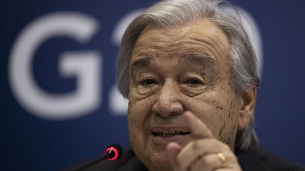 Antonio Guterres (archivo) - Sputnik Mundo