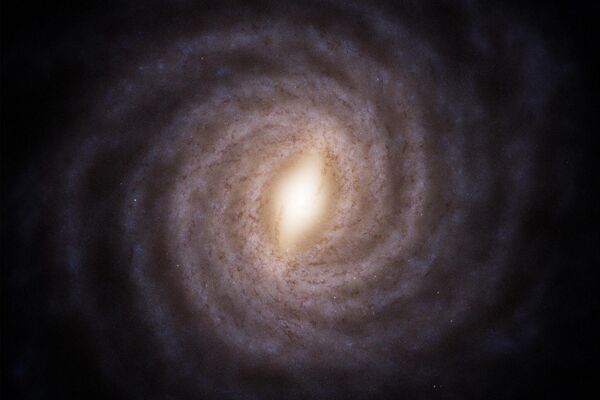 Una nueva impresión artística de la Vía Láctea, basada en datos del telescopio espacial Gaia de la ESA. - Sputnik Mundo