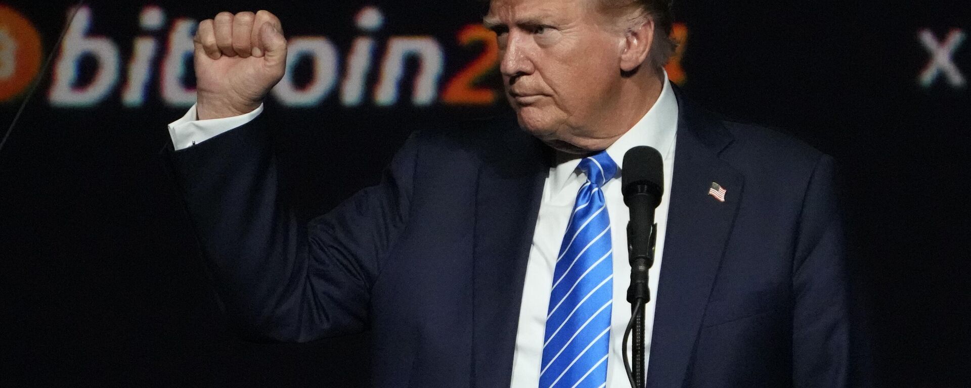 Donald Trump durante una conferencia en Nashiville, Tennessee, en julio de 2024  - Sputnik Mundo, 1920, 03.02.2025