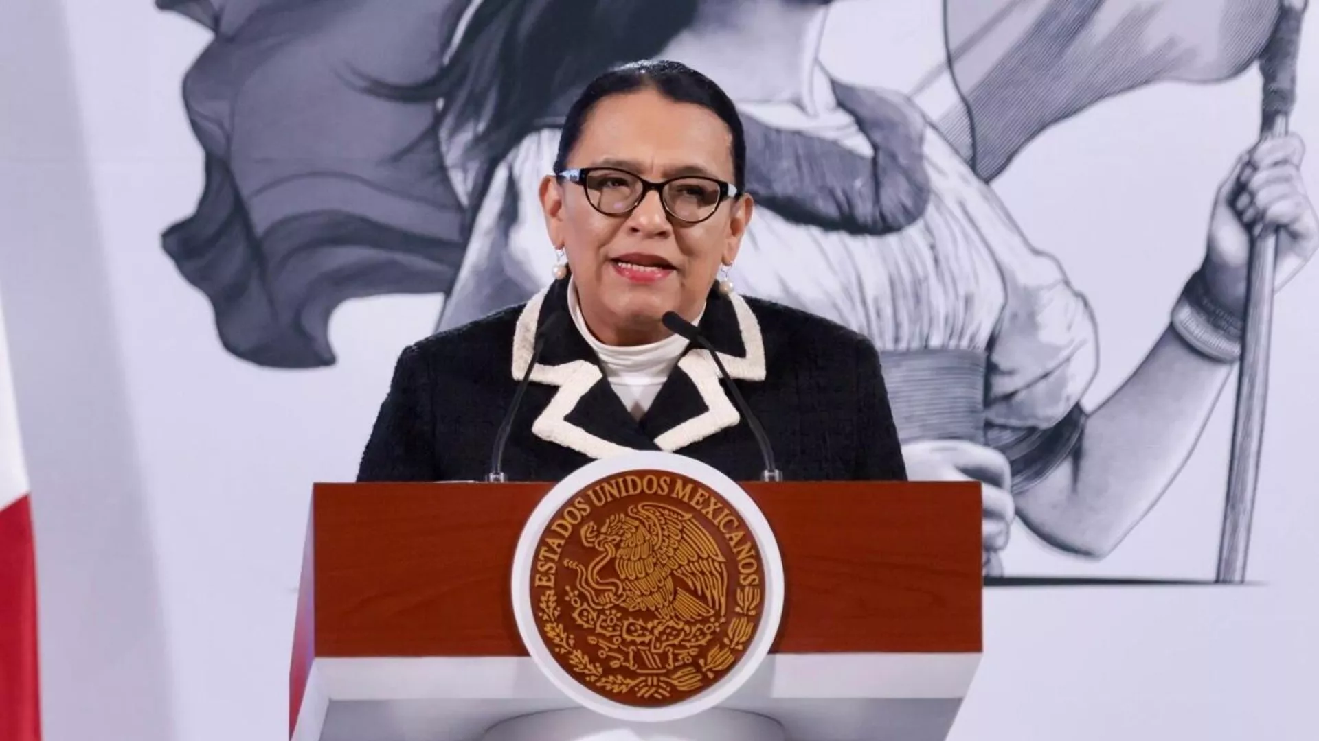 Rosa Icela Rodríguez, secretaria de Gobernación de México