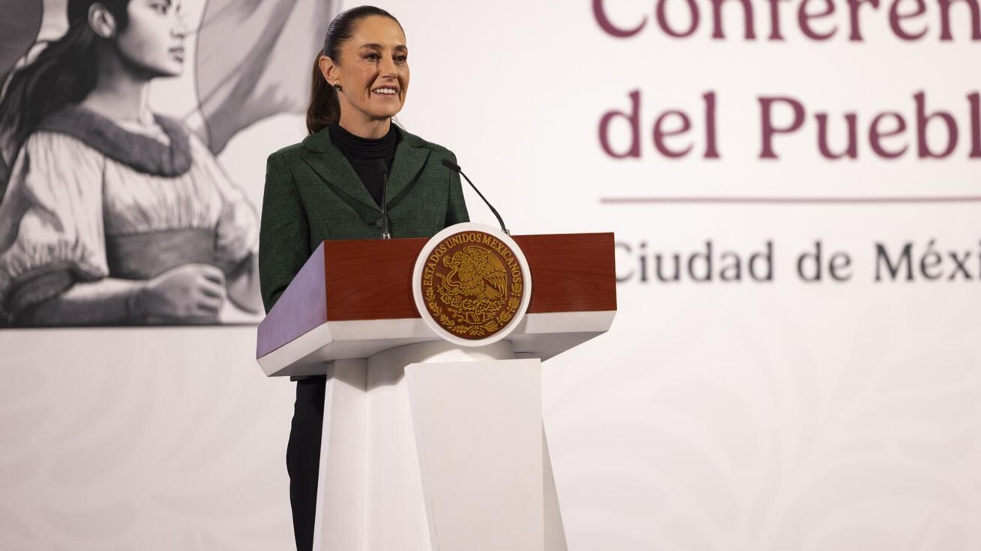 La presidenta de México, Claudia Sheinbaum. La presidenta de México, Claudia Sheinbaum. - Sputnik Mundo, 1920, 27.01.2025