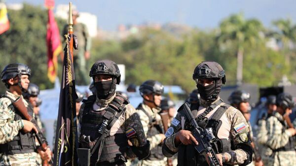 Elementos de la Fuerza Armada Nacional Bolivariana - Sputnik Mundo