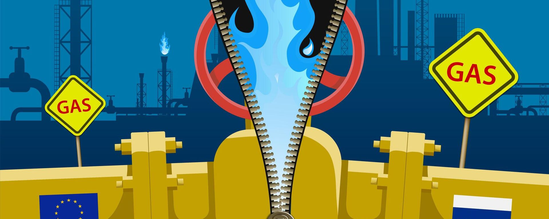 Gaseoducto entre Rusia y Europa (imagen referencial) - Sputnik Mundo, 1920, 30.01.2025