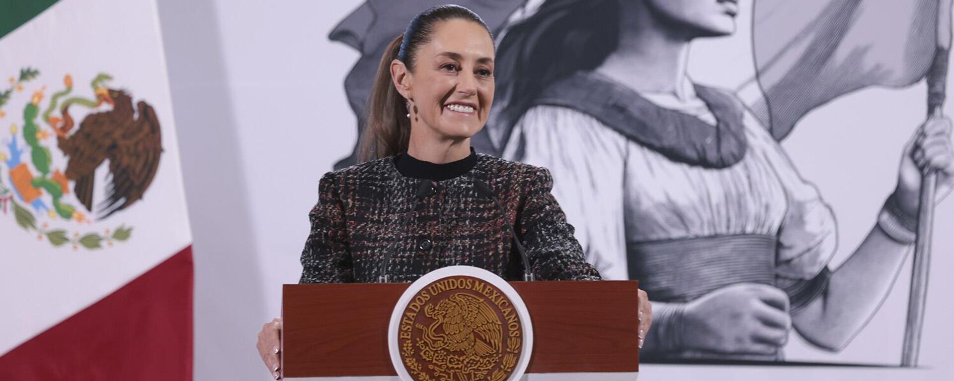La presidenta de México, Claudia Sheinbaum. - Sputnik Mundo, 1920, 05.02.2025