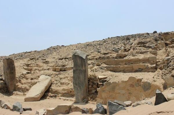 El edificio piramidal perteneciente a la cultura precolombina Caral, considerada la más antigua de América, descubierto en Perú - Sputnik Mundo