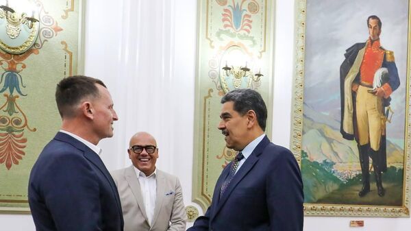 El presidente de Venezuela, Nicolás Maduro, se reunió con Richard Grenell, enviado especial de Donald Trump. - Sputnik Mundo
