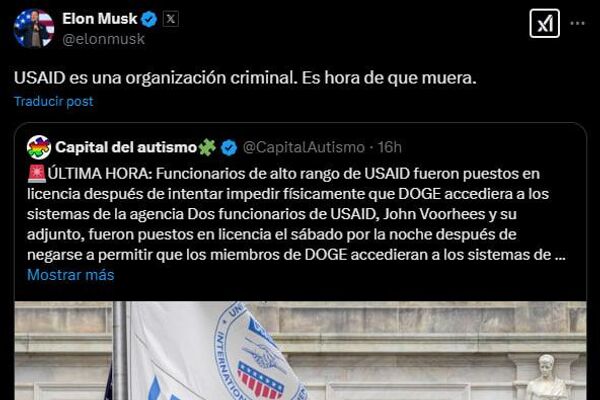Elon Musk sobre la USAID - Sputnik Mundo