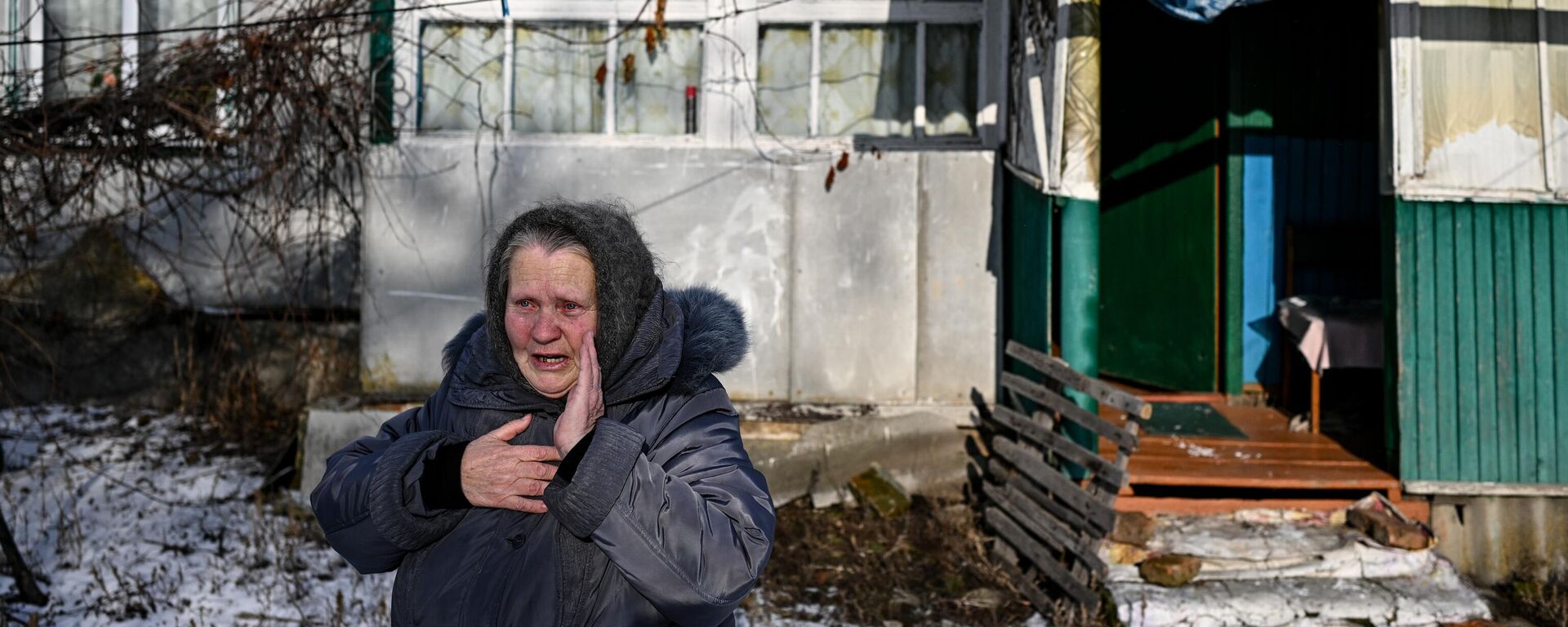 Una residente local de la región rusa de Kursk  - Sputnik Mundo, 1920, 14.02.2025