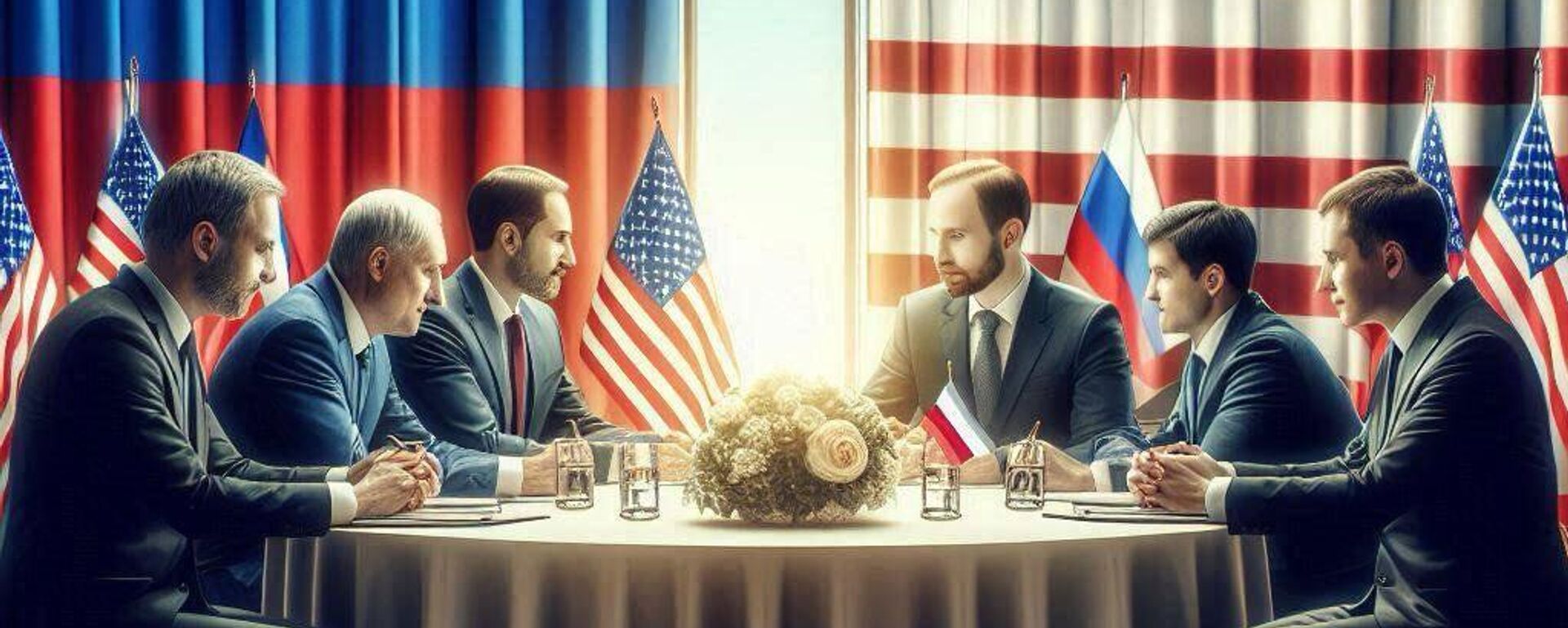 Negociaciones entre los diplomáticos de Rusia y EEUU - Sputnik Mundo, 1920, 19.02.2025