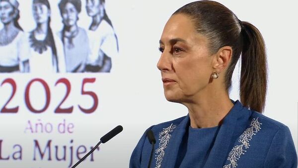 La presidenta de México, Claudia Sheinbaum. - Sputnik Mundo