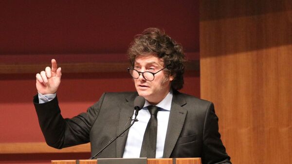 Javier Milei, presidente de Argentina - Sputnik Mundo