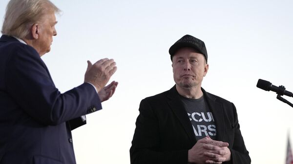 Donald Trump y Elon Musk  - Sputnik Mundo