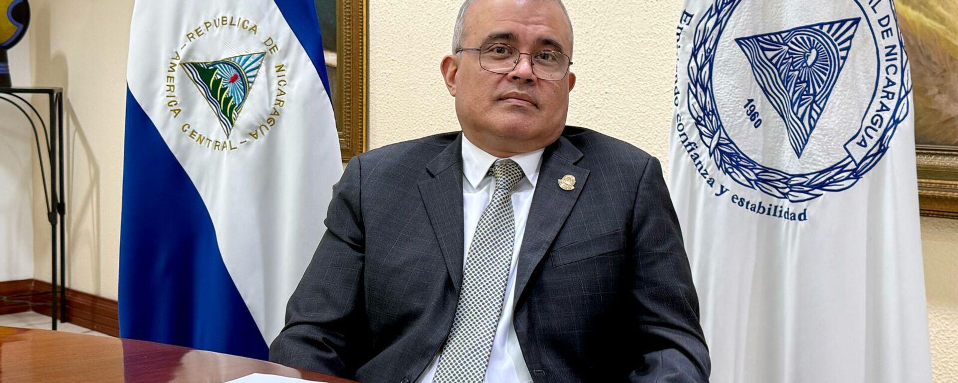 El presidente del Banco Central de Nicaragua, Ovidio Reyes - Sputnik Mundo, 1920, 26.02.2025