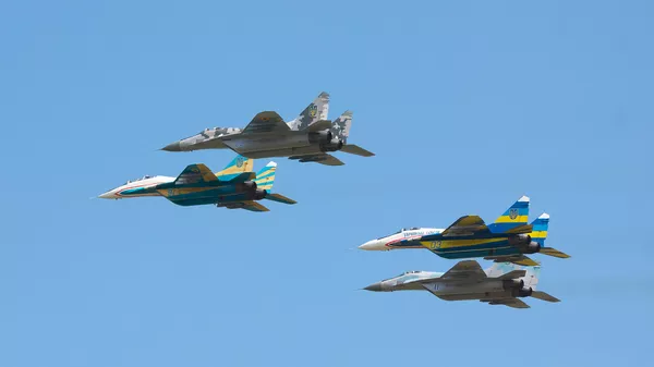 Cazas Mig-29 ucranianas - Sputnik Mundo