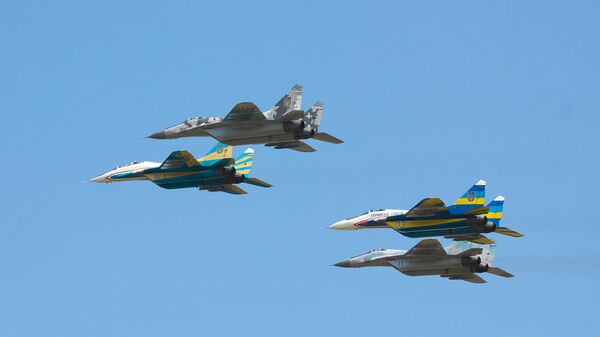 Cazas Mig-29 ucranianas - Sputnik Mundo