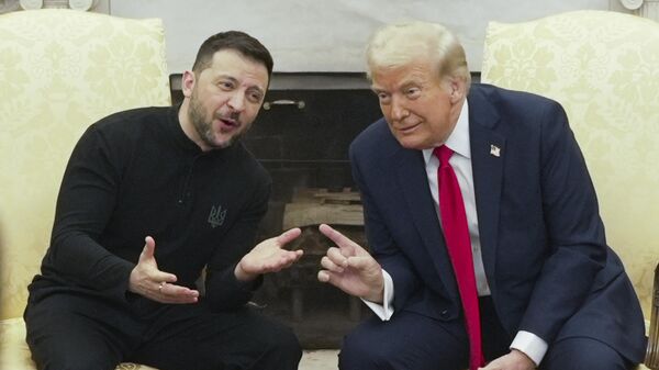 La reunión entre Donald Trump y Volodímir Zelenski este 28 de febrero en la Casa Blanca - Sputnik Mundo