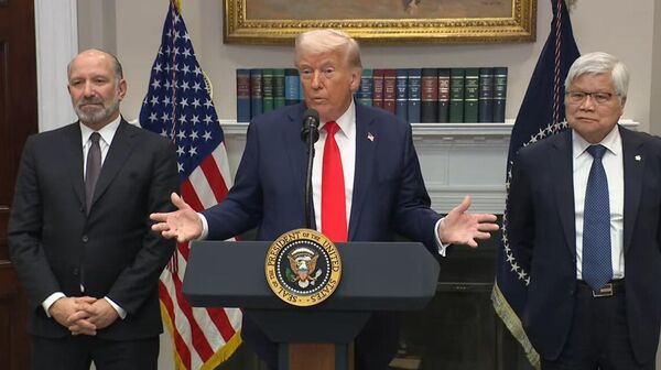 Donald Trump, presidente de EEUU - Sputnik Mundo