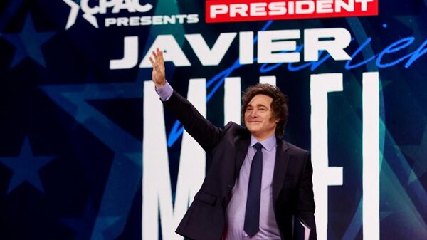 Javier Milei, presidente de Argentina - Sputnik Mundo