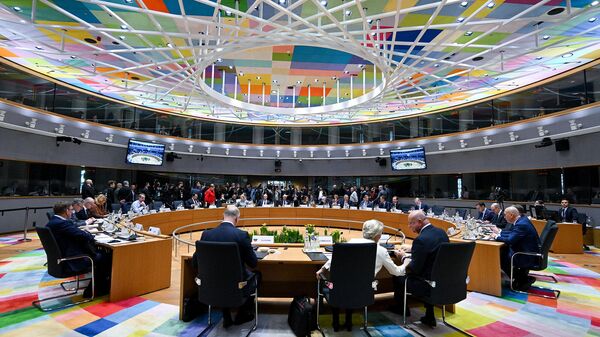 Cumbre extraordinaria del Consejo Europeo en Bruselas - Sputnik Mundo