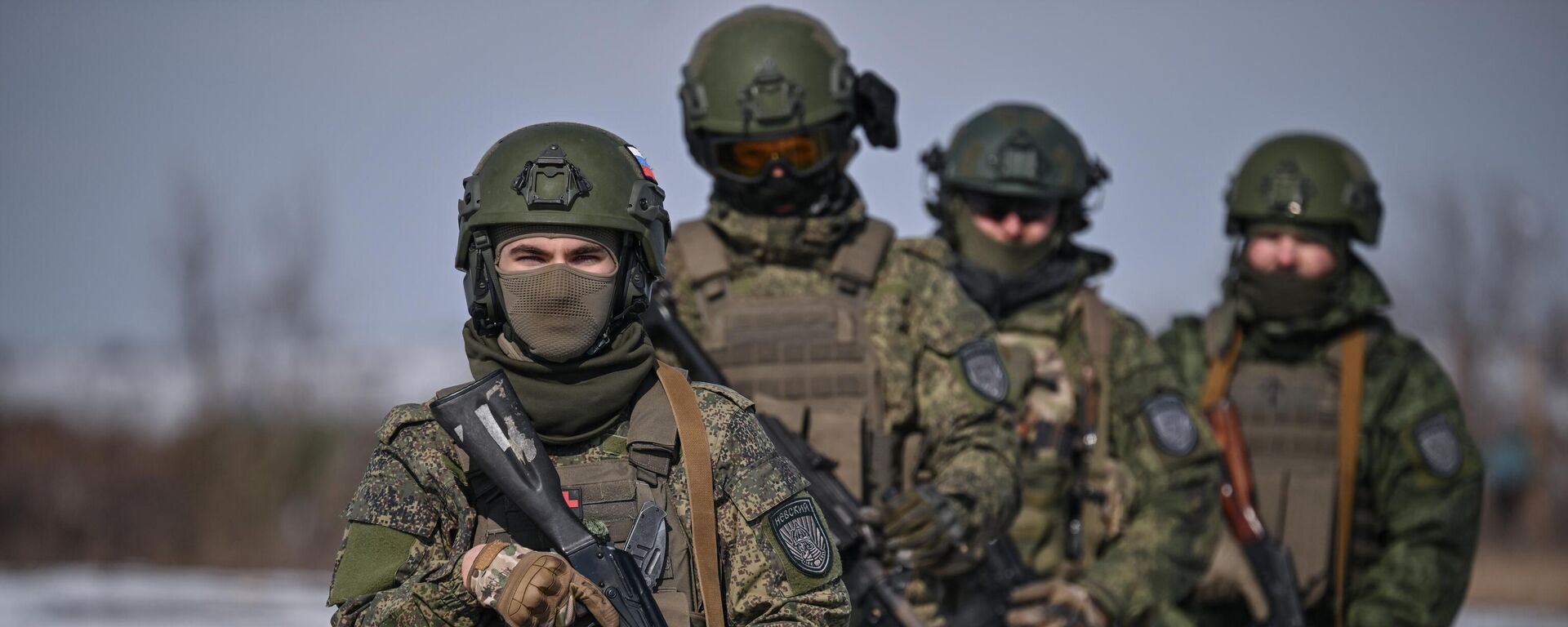 Soldados rusos en la zona de la operación militar especial  - Sputnik Mundo, 1920, 09.03.2025