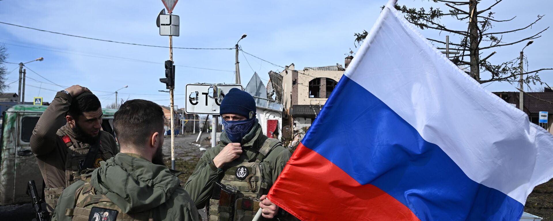 Soldados de las FFAA de Rusia en la ciudad rusa de Sudzha liberada - Sputnik Mundo, 1920, 19.03.2025