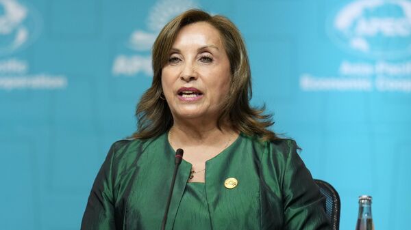 La presidenta de Perú, Dina Boluarte - Sputnik Mundo