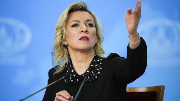 La portavoz de la Cancillería rusa, María Zajárova. - Sputnik Mundo