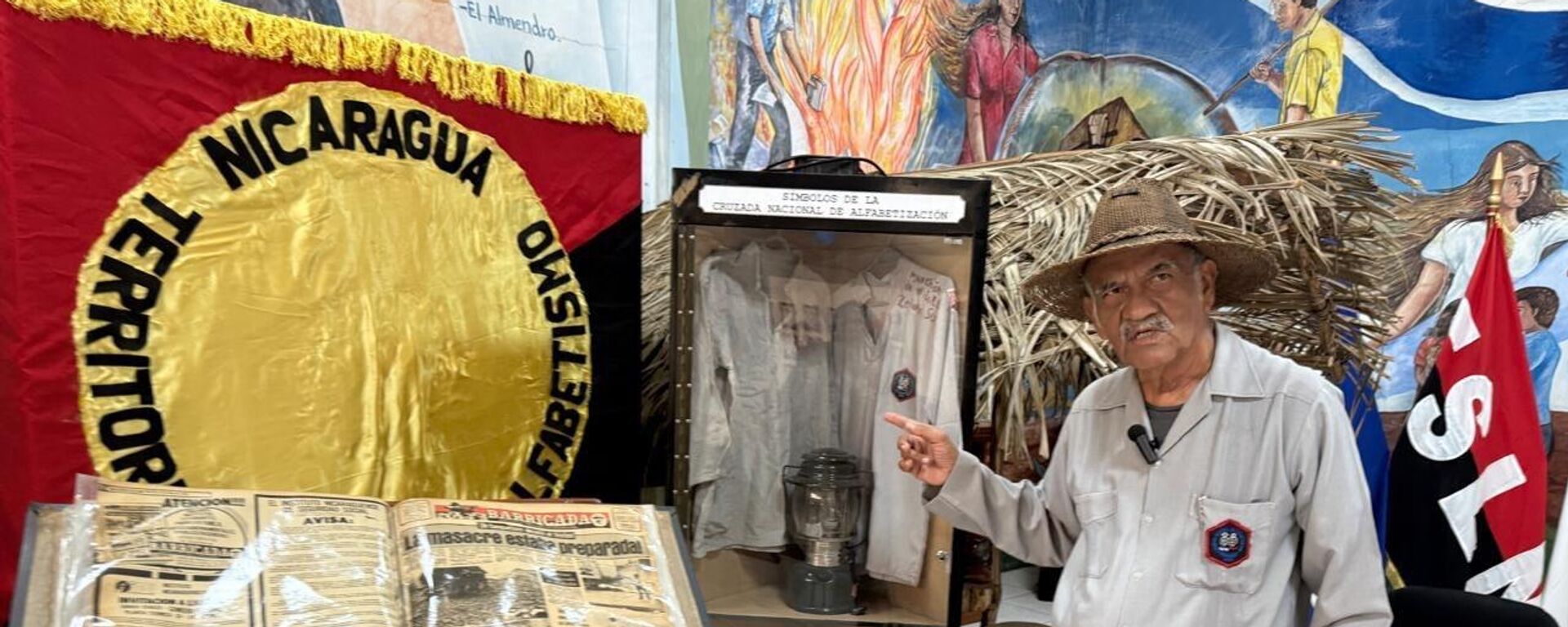 Orlando Pineda, presidente de la Asociación de Educación Popular Carlos Fonseca Amador - Sputnik Mundo, 1920, 25.03.2025