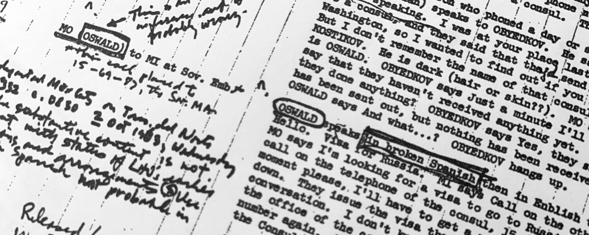 Parte de los archivos de la CIA sobre el asesinato de Kennedy - Sputnik Mundo, 1920, 27.03.2025