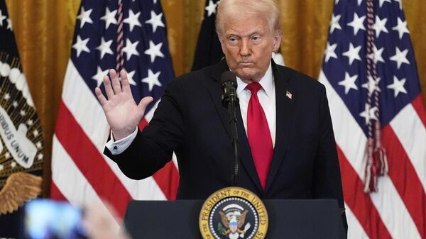 El presidente de EEUU Donald Trump - Sputnik Mundo