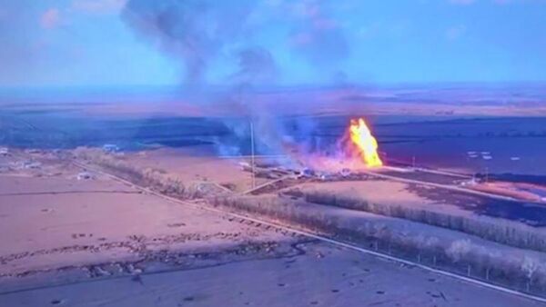 Ataque ucraniano contra la estación de bombeo de gas de Sudzha - Sputnik Mundo