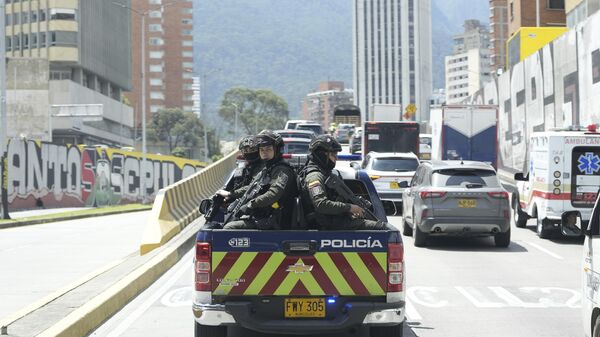 Policía de Colombia en Bogotá - Sputnik Mundo