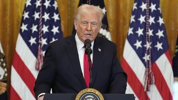 Donald Trump, presidente de EEUU - Sputnik Mundo